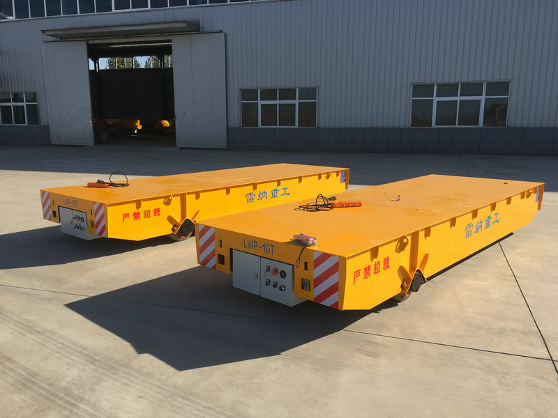 10T Batri Powered Trackless Cart Trosglwyddo