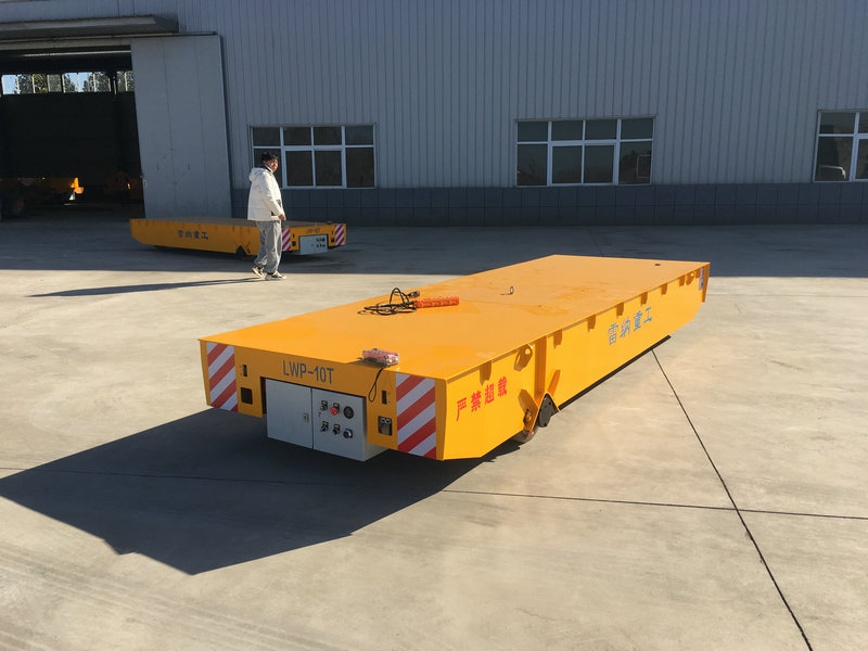10T Batri Powered Trackless Cart Trosglwyddo