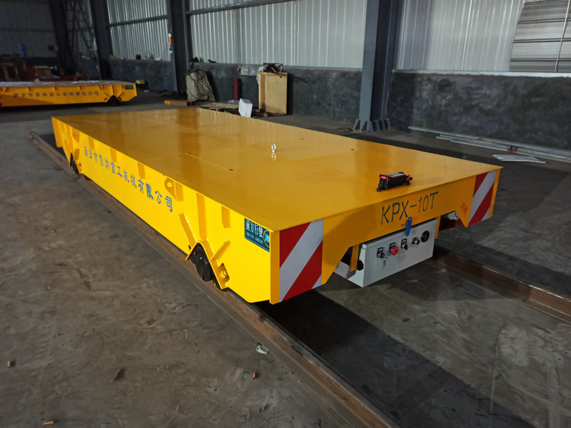 10 Ton Batri Powered Rail Trolley Cyflenwad