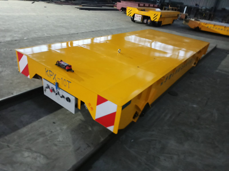 10 Ton Batri Powered Rail Trolley Cyflenwad