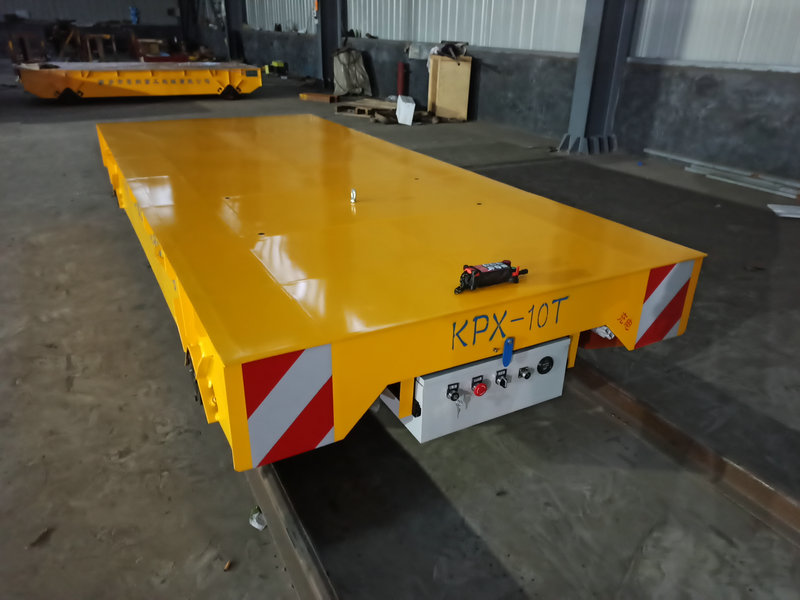 10 Ton Batri Powered Rail Trolley Cyflenwad