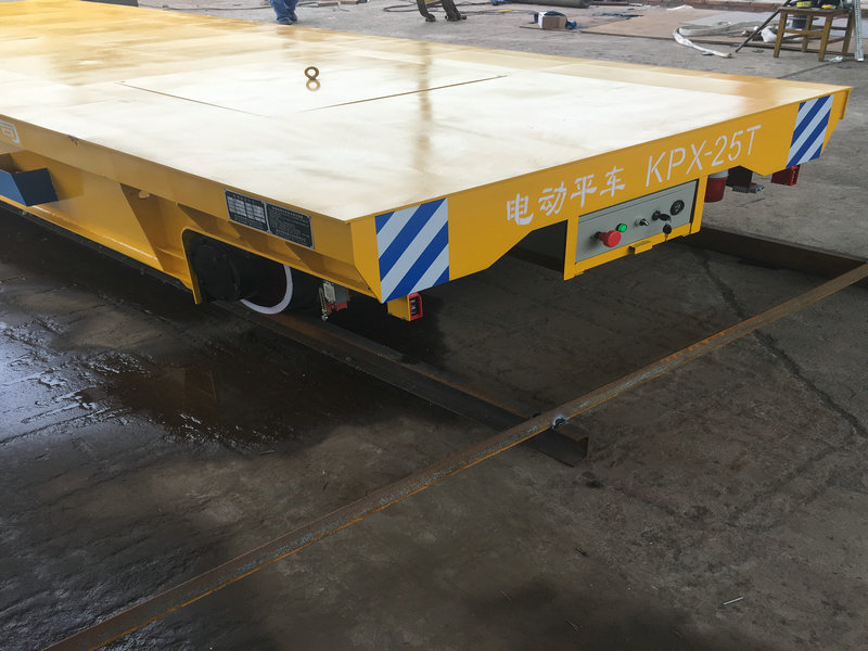 25 Ton Steel Rebar Batri Trolley Cyflenwad