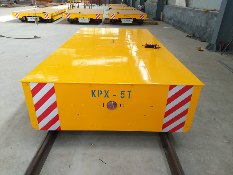 5 Ton Batri Rail Deunyddiau Tractor Trailer Cart