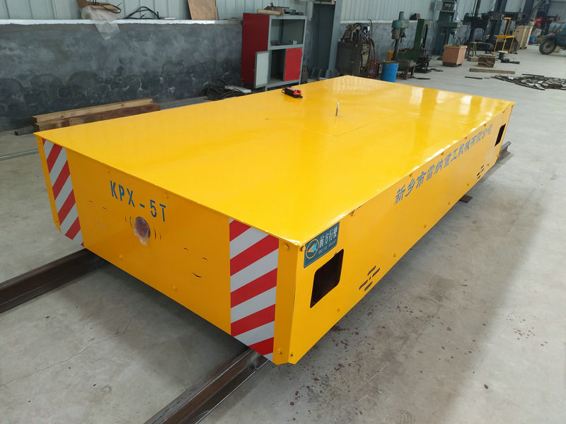 5 Ton Batri Rail Deunyddiau Tractor Trailer Cart