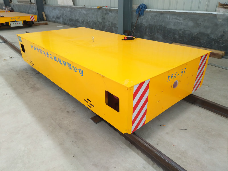 5 Ton Batri Rail Deunyddiau Tractor Trailer Cart