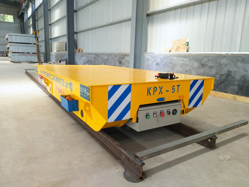 Pipe Steel 5 Ton Batri Trail Trolley Cyflenwad
