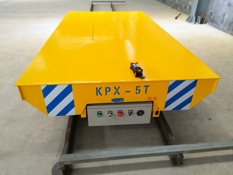 Pipe Steel 5 Ton Batri Trail Trolley Cyflenwad